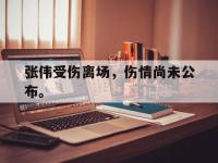 问鼎娱乐官方网站-张伟受伤离场，伤情尚未公布。